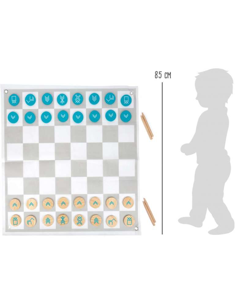 taille Jeu de Dames et Échecs Active FSC - Small Foot