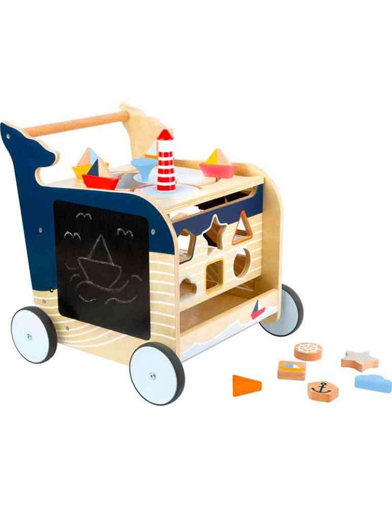 Chariot de nettoyage Montessori 5 pièces en bois pour enfants