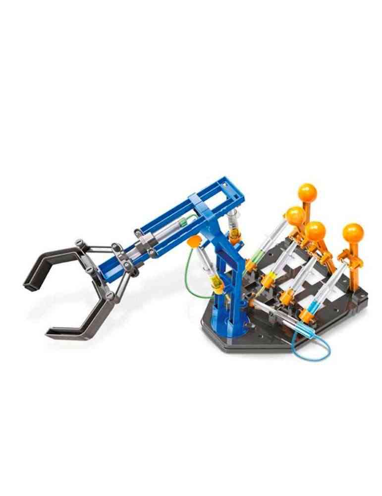 Bras robot hydraulique - jeu scientifique