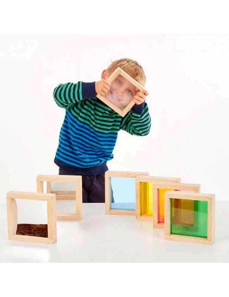 18 blocs sensoriels - Construction et éveil sensoriel - Guidecraft 