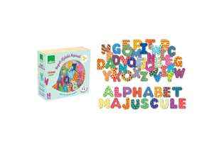 Magnets Alphabets Majuscule 56 pièces Vilac