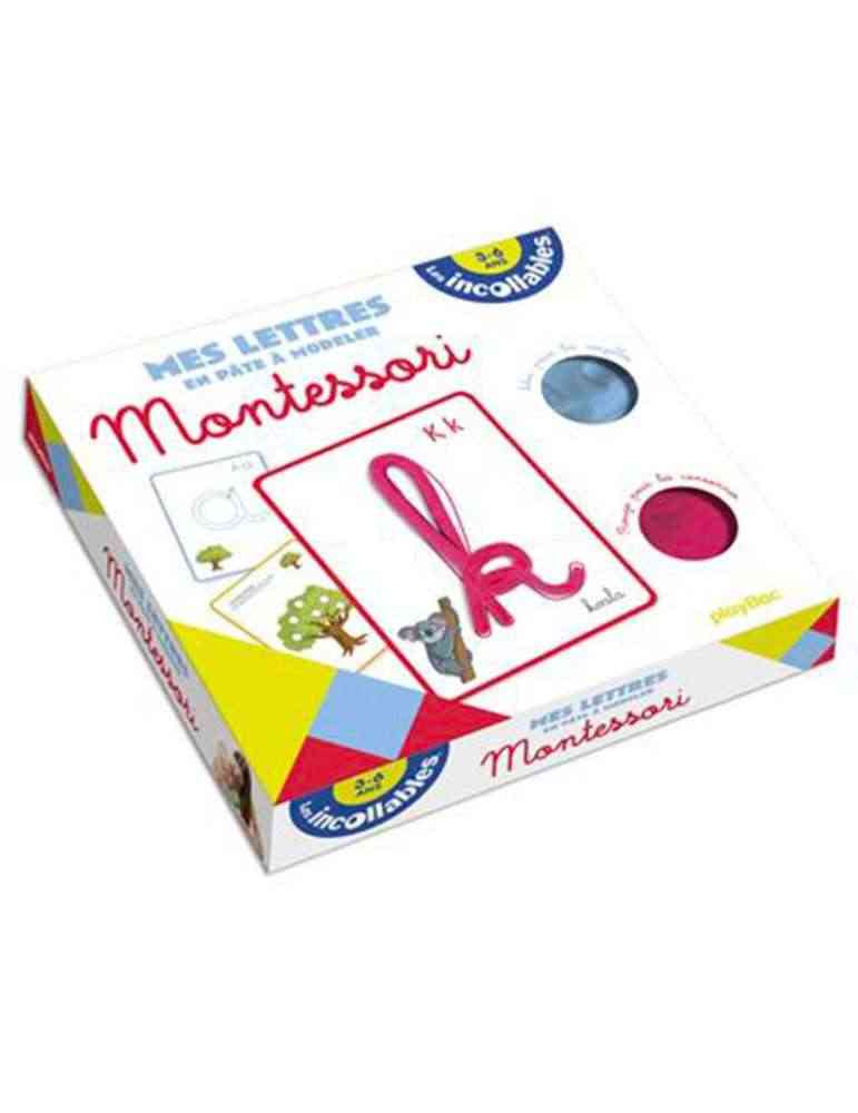 Montessori - Mes lettres en pâte à modeler